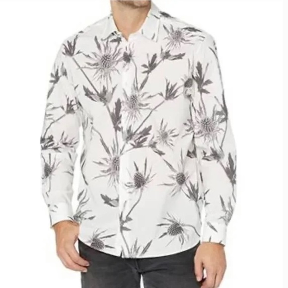 Ted Baker London Other - Ted Baker London Oldford Thistle Print Button-Up Shirt Size 6 (XXL)